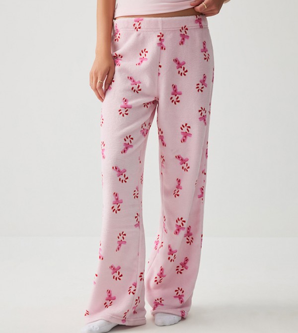 SUNDAYSOFT Printed Flared Pyjama Pants
