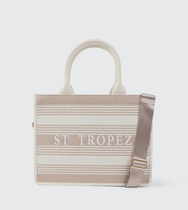 Striped Tote Bag