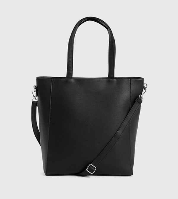 Faux Leather Tote Bag