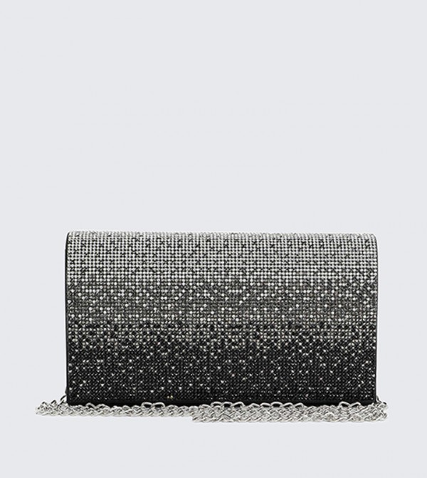 Ombre Rhinestone Clutch Bag