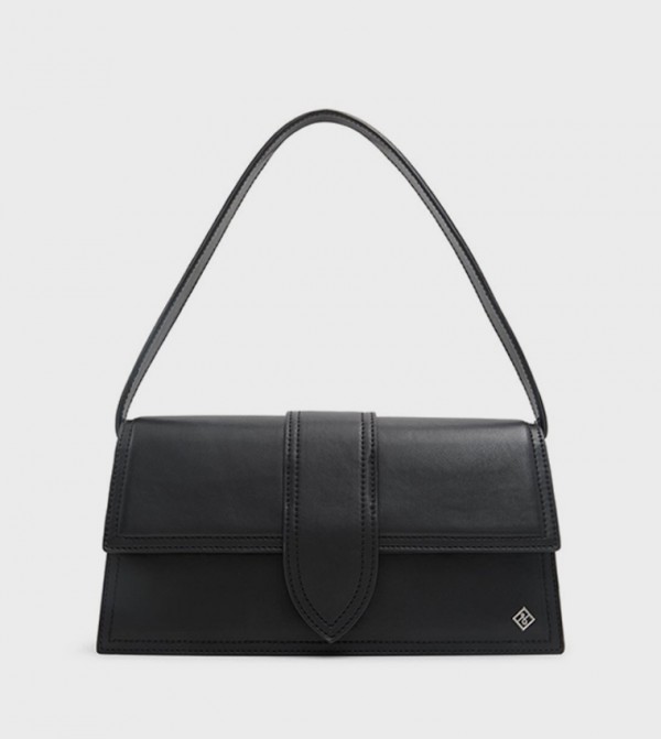 ARIANE Snap Closure Shoulder Bag