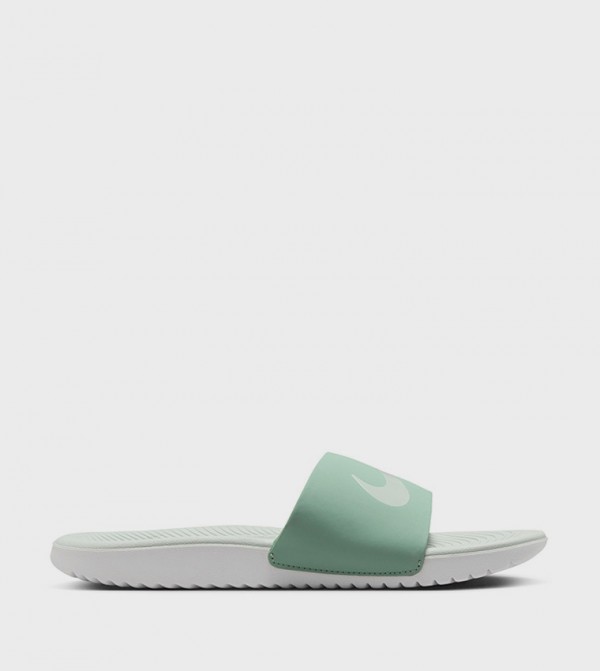 KAWA Logo Detail Open Toe Slides