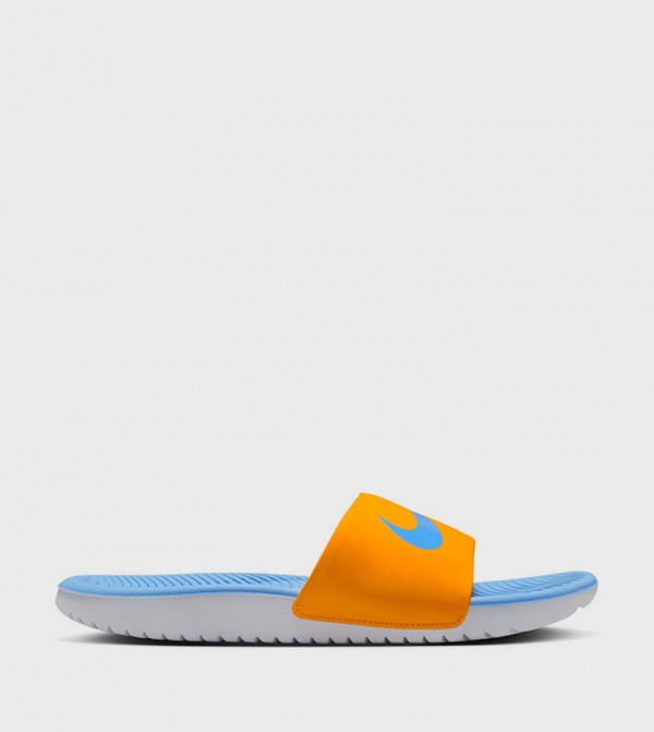 KAWA Logo Detail Open Toe Slides