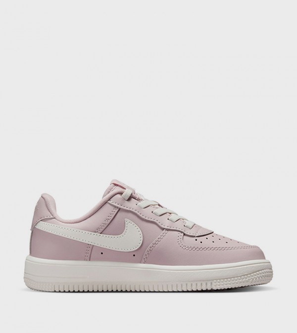 FORCE Logo Detail Lace-Up Sneakers