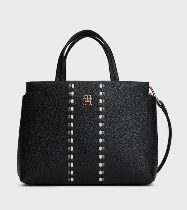 Textured Mini Satchel Bag