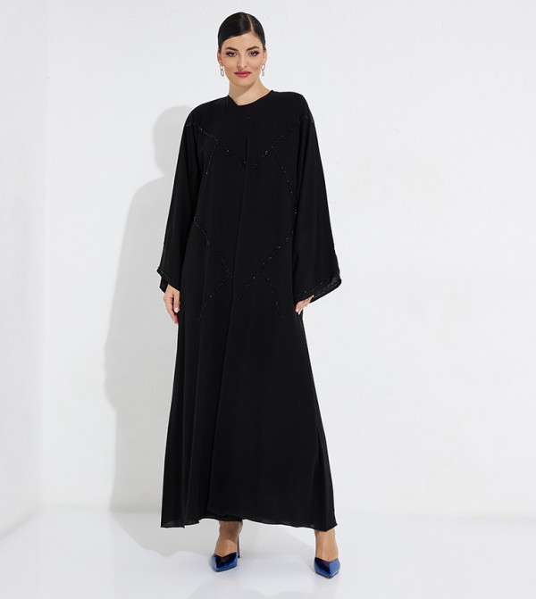 Embellished Long Sleeves Abaya