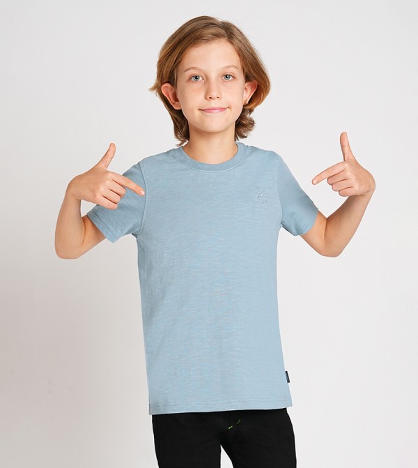 Logo Embroidered Short Sleeves T-Shirt