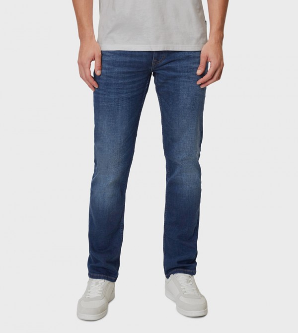 Faded Straight Fit Jeans