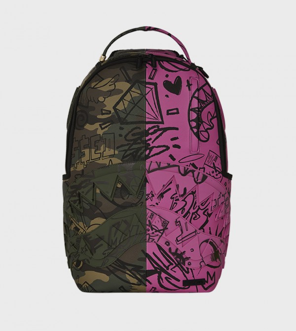Split Pink And Camo DLXSV Backpack