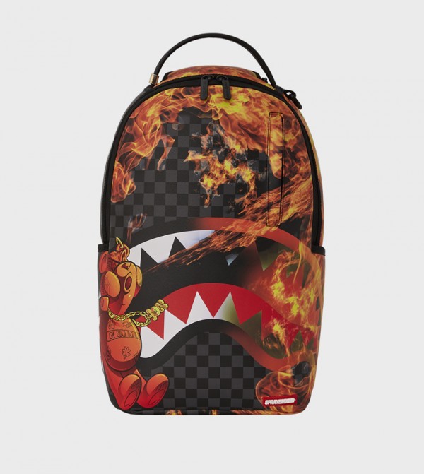 Fire Man Print DLXSV Backpack