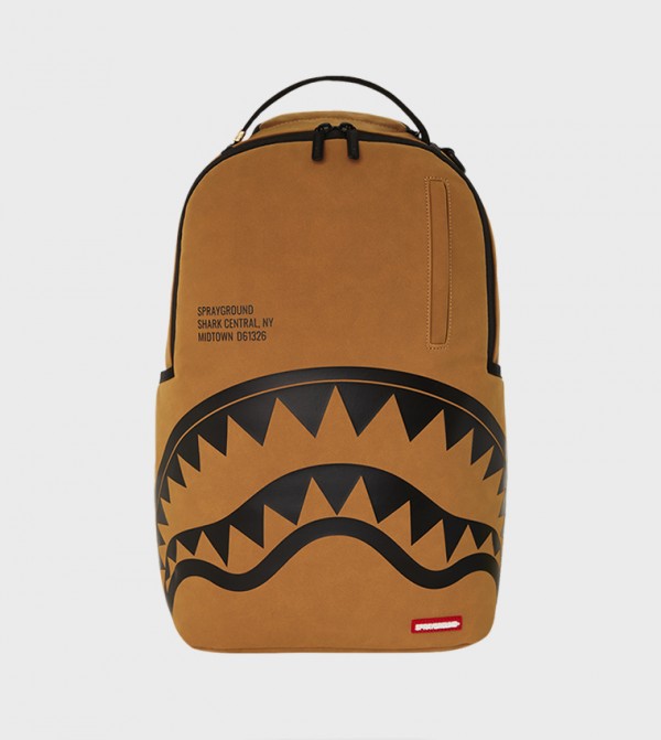 Shark Central DLX-Faux Suede Backpack
