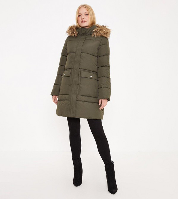 Oasis whitley shop padded jacket