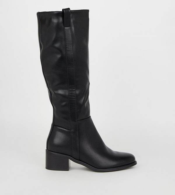 Buy Oasis Flat Knee High Riding Boots In Black 6thStreet UAE