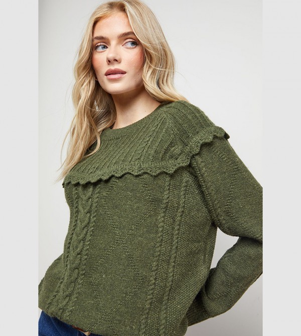 سويتر كروشيه محبوك 