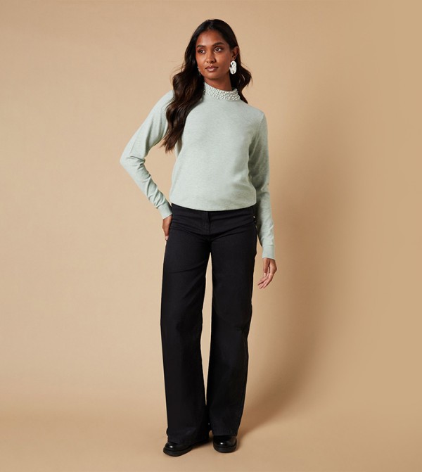 Pearl Necklace Sweater