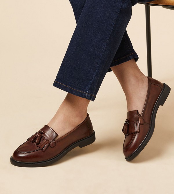 Leather Brighton Tassel Loafers