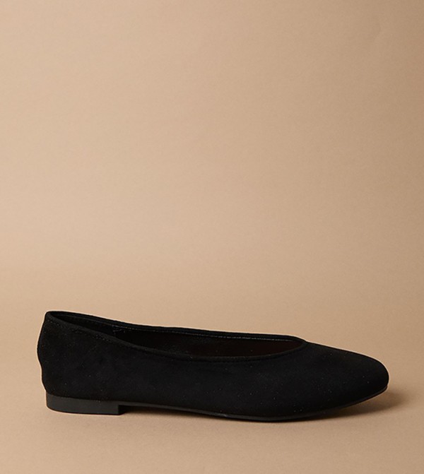 Bonnie Soft Square Toe High Vamp Ballerinas