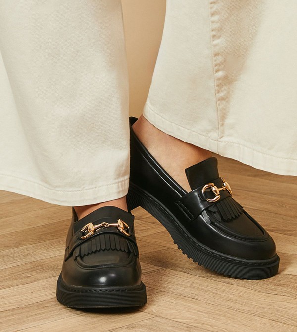 Candela Faux Leather Chunky Loafers