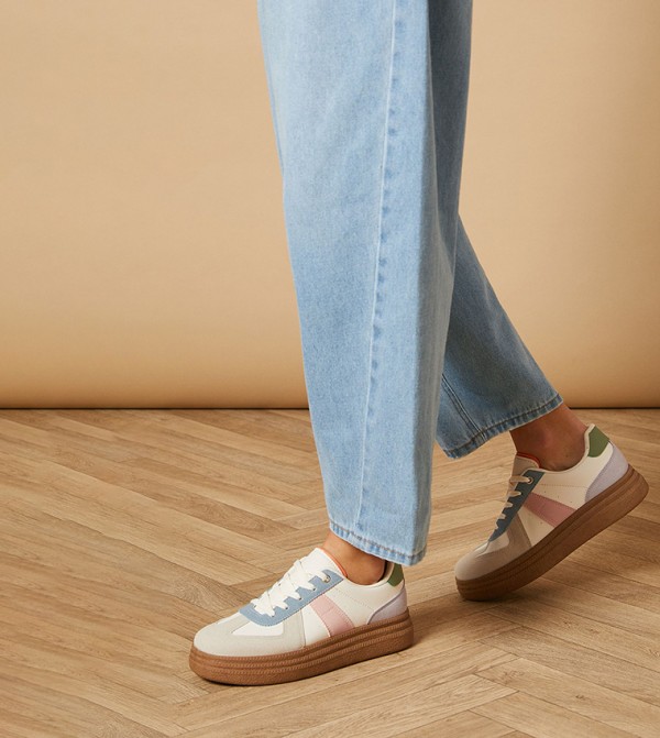 Alberta Lace-Up Platform Sneakers