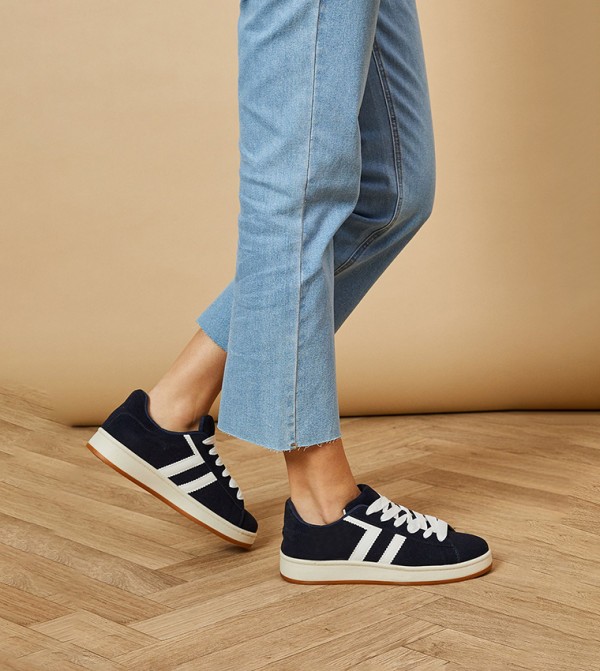 Leocadia Faux Suede Lace-Up Sneakers