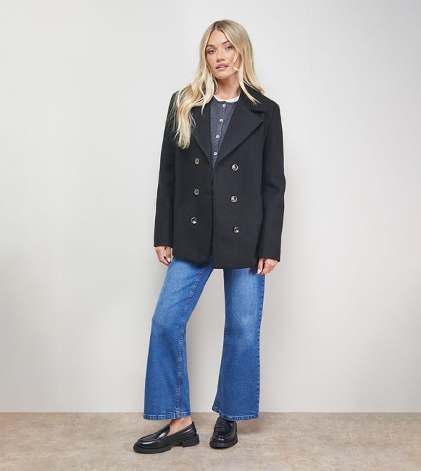 Double Breasted Long Sleeves Blazer