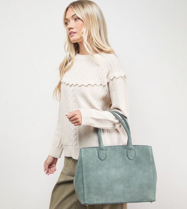 Francesca Suede Tote Bag