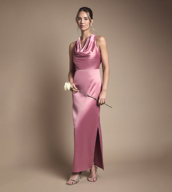 Summer Dress Pink Dillards Dresses Wedding Guest Forever New Sienna High Neck Satin Maxi Dress In Summer Dress Pink Dillards Dresses Wedding Guest Forever New Sienna High Neck Satin Maxi Dress In
