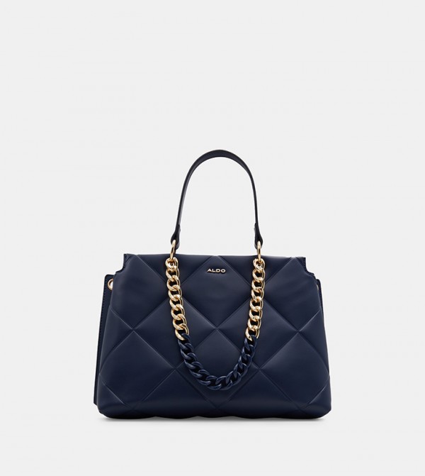 Buy Aldo BALKI Quilted Chain Detail Satchel Bag In Blue