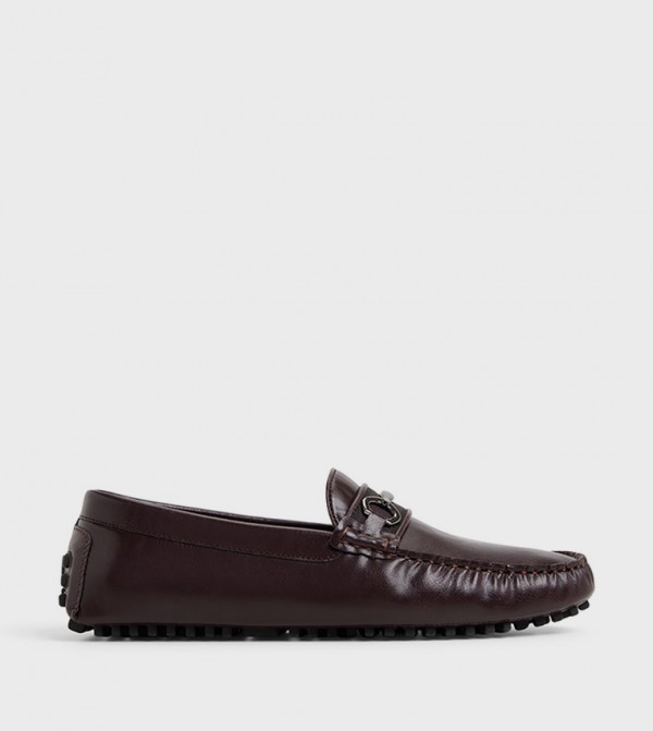 BARKER Metal Accent Loafers