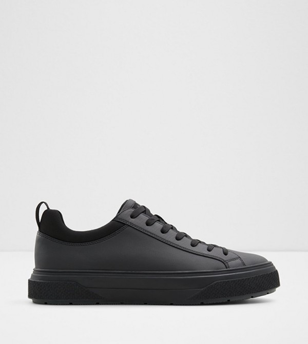 BAS Round Toe Lace-Up Sneakers