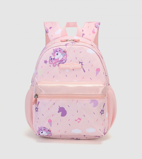 Printed Front Pocket Backpack