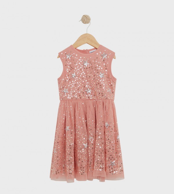 Sequined Sleeveless Dress