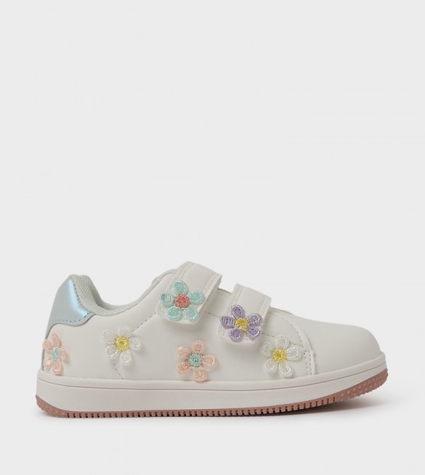 Round Toe Velcro Closure Sneakers