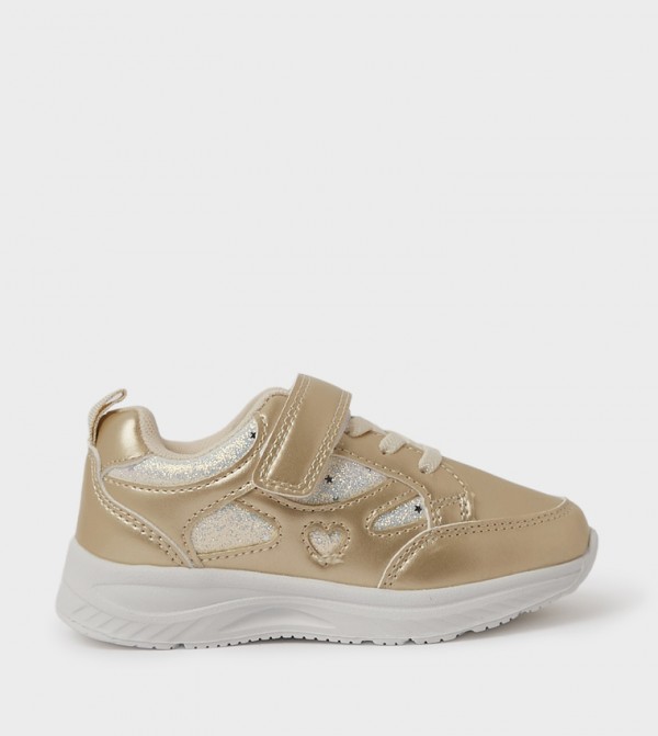 Round Toe Velcro Closure Sneakers