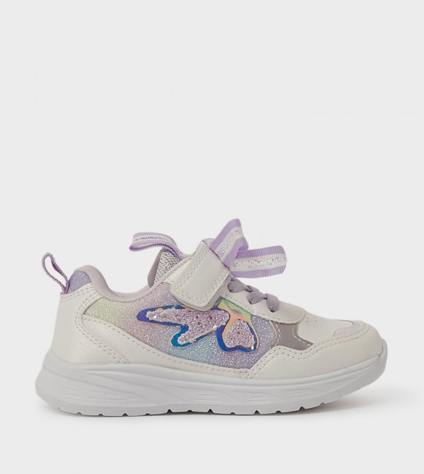 Round Toe Velcro Closure Sneakers