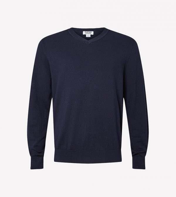 V-Neck Long Sleeves Jumper