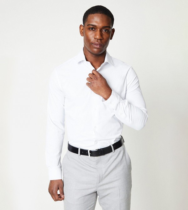 Tailored Fit Long Sleeves Easy Iron Shirt