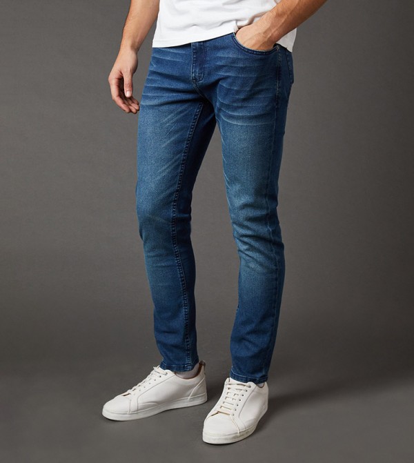 Washed Skinny Fit Jeans