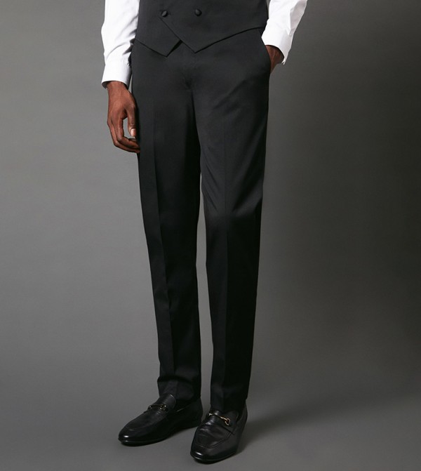 Slim Fit Tuxedo Formal Trousers
