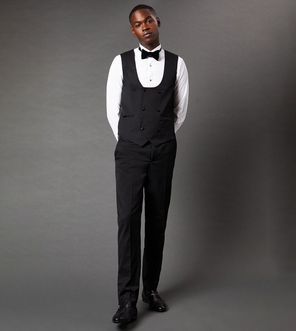 Slim Fit Tuxedo Waistcoat