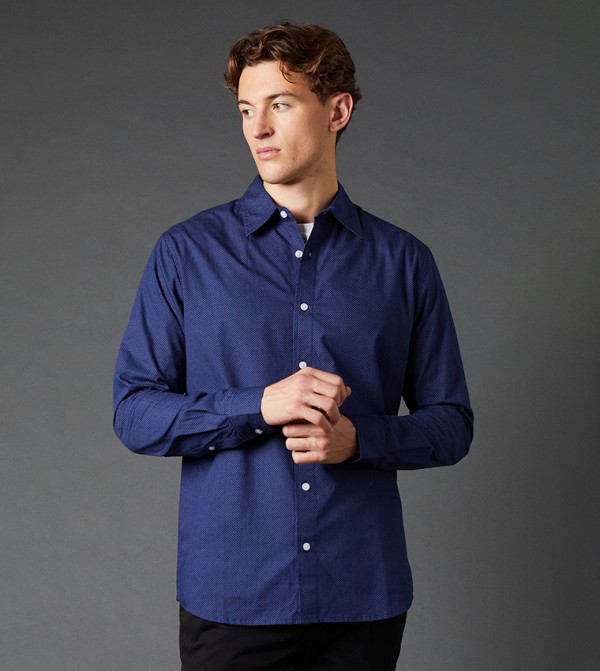 Polka Dots Long Sleeves Shirt