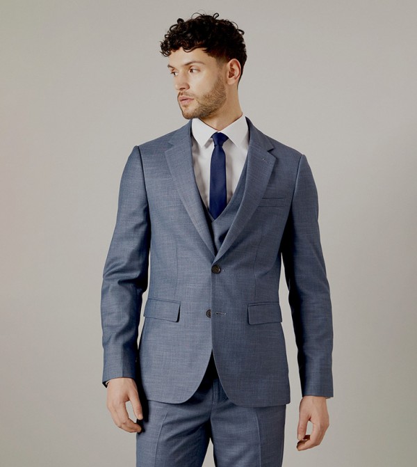 Solid Slim Fit Long Sleeves Blazer