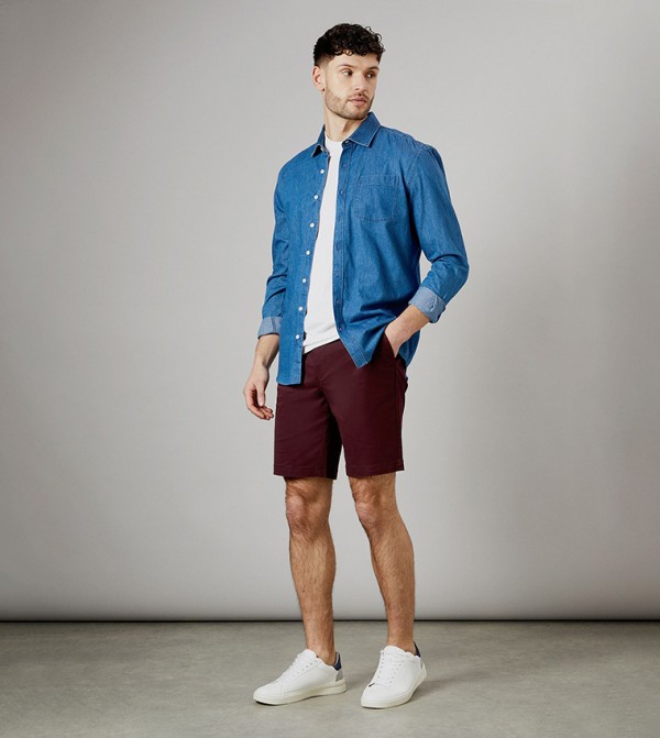 Solid Classic Chino Shorts
