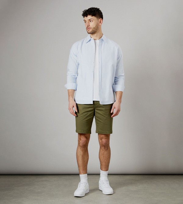 Solid Classic Chino Shorts