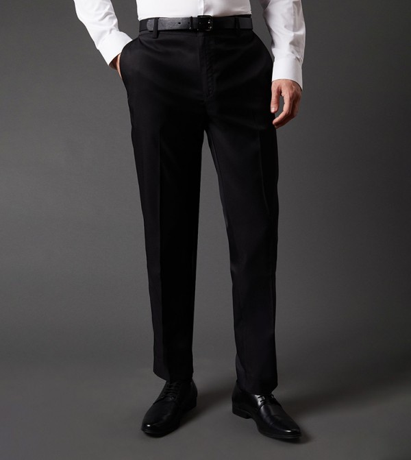 Twill Stretch Slim Fit Trousers