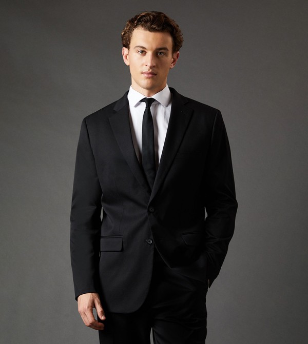 Solid Long Sleeves Regular Fit Blazer
