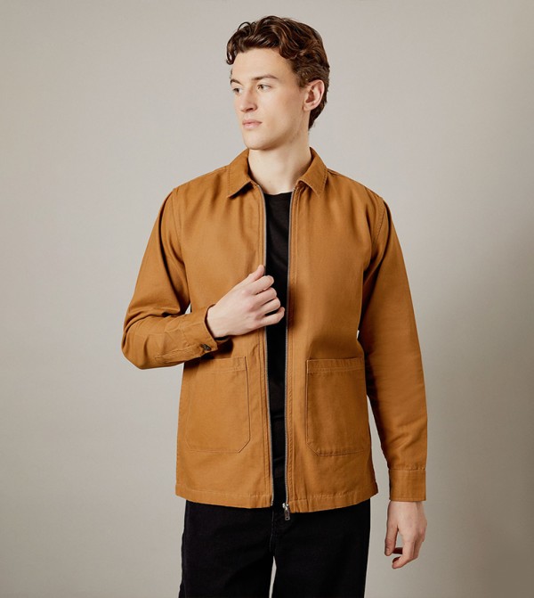 Long Sleeves Canvas Jacket