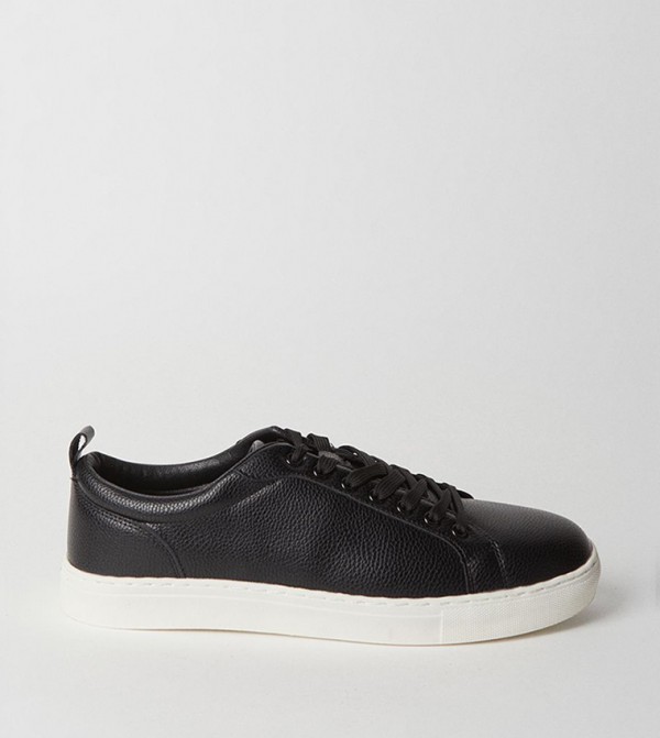 Smart Faux Leather Sneakers