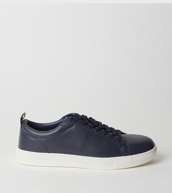 Smart Faux Leather Sneakers
