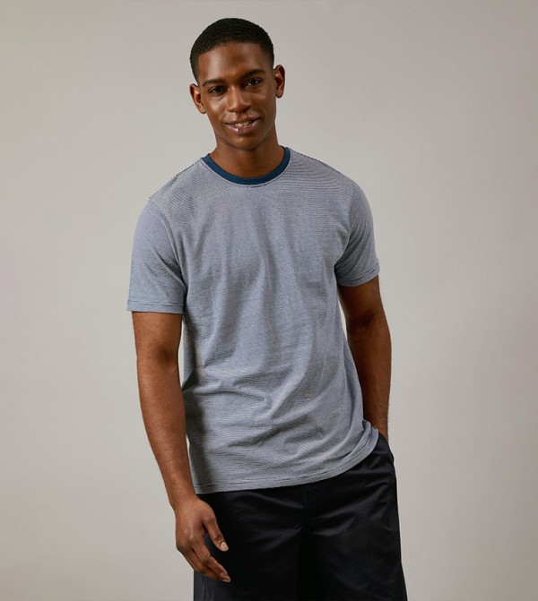 Feeder Striped Short Sleeves T-Shirt